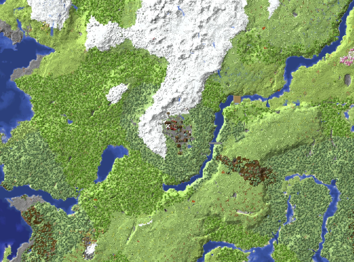 World map screenshot